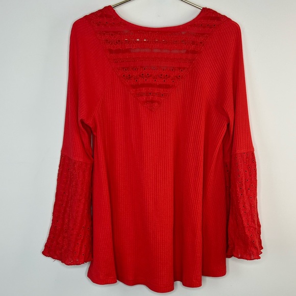 Free People Parisian Nights Eyelet Top, Small - Picture 6 of 6